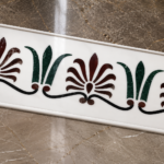 Greek Honey Suckle Pattern Marble Inlay Border - View 3