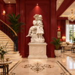 Marble Dust Couple Statue
