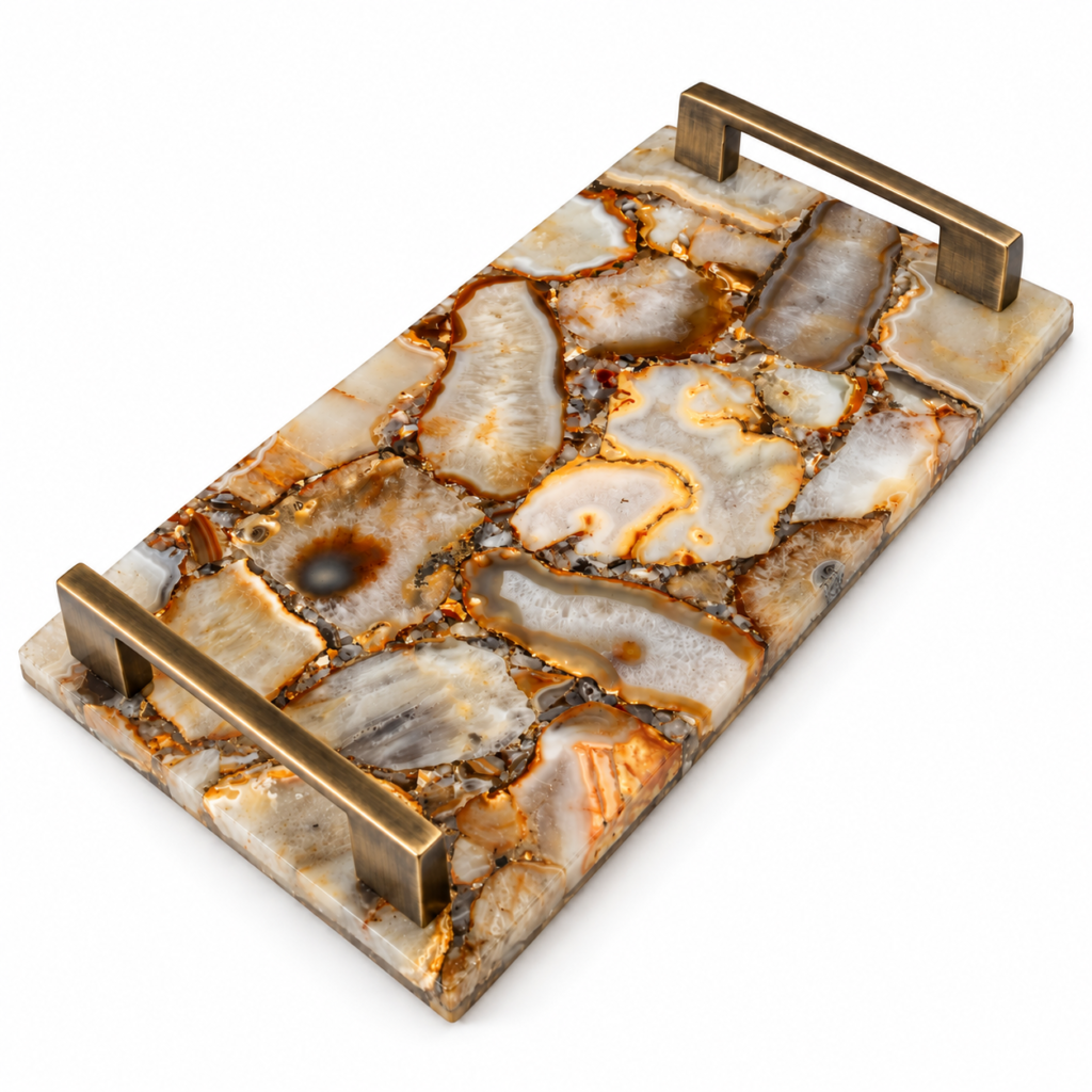 Tray Golden Agate