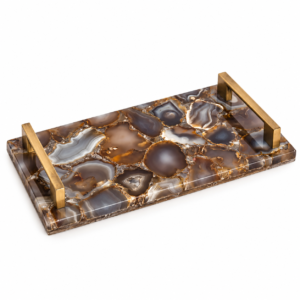 Tray Brown Agate
