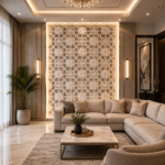 White Marble Jali Cnc panel 4