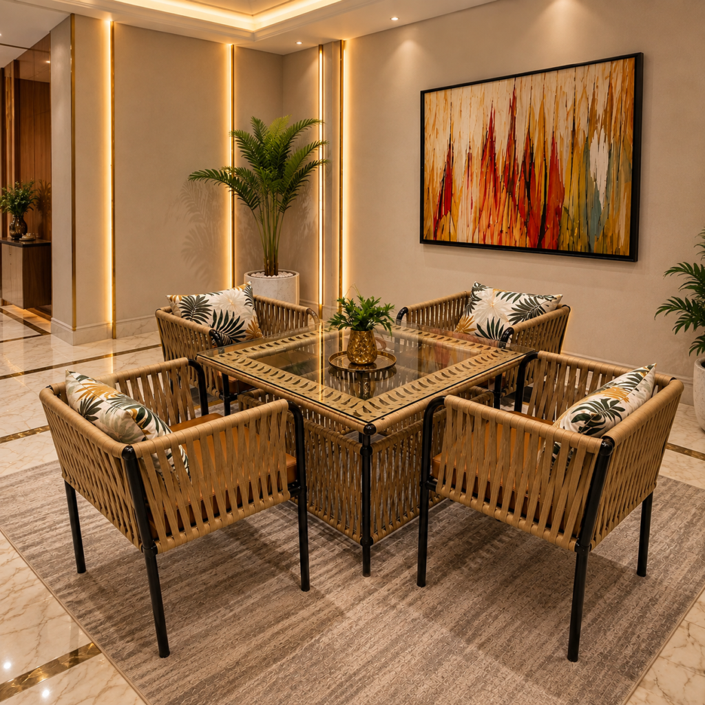 Rattan  Chair Set