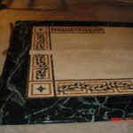 Marble Inlay Dining Table - View 5