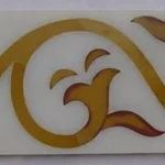 Temple Creeper Marble Inlay Border - View 2