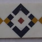 Bleeding Square Marble Inlay Border - View 4