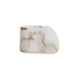 Tealight Votive with Lid Alabaster - View 4