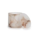Tealight Votive with Lid Alabaster - View 3