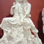 Marble Dust Couple Statue - View 2