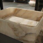 Honey Onyx Marble Wash Basin | Stone Plus India