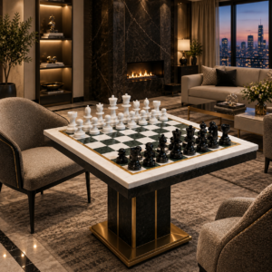 Marble Inlay Chess