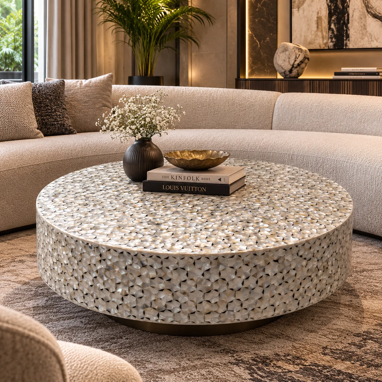 Marble Inlay Tabletops