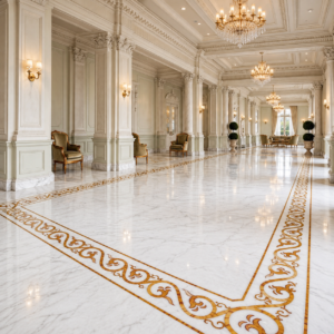Temple Creeper Marble Inlay Border | Stone Plus India