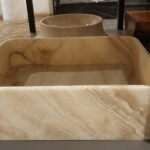 Honey Onyx Marble Wash Basin | Stone Plus India