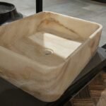 Honey Onyx Marble Wash Basin | Stone Plus India