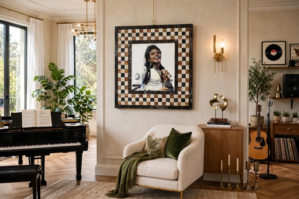 Marble Inlay Photo Frame