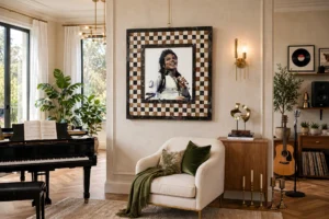 Marble Inlay Photo Frame