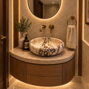 Micheal Angelo Marble Wash Basin | Stone Plus India