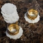 Coasters White Marble – Handcrafted Moroccan - View 4