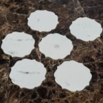 Coasters White Marble – Handcrafted Moroccan - View 6