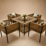 Verona Rattan Dining Table - View 2