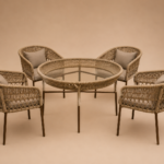 Aria Round Rattan Table - View 2