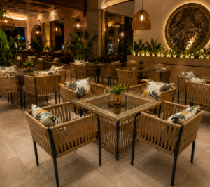 Verona Rattan Dining Table