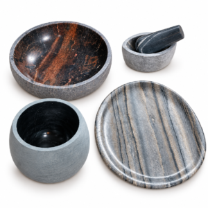 Bowl – The Petra Collection: Luxury Artisan Stone Culinary Ensemble