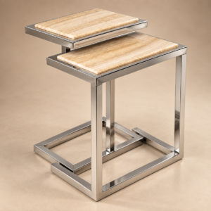 C – Shaped Marble Tables 1