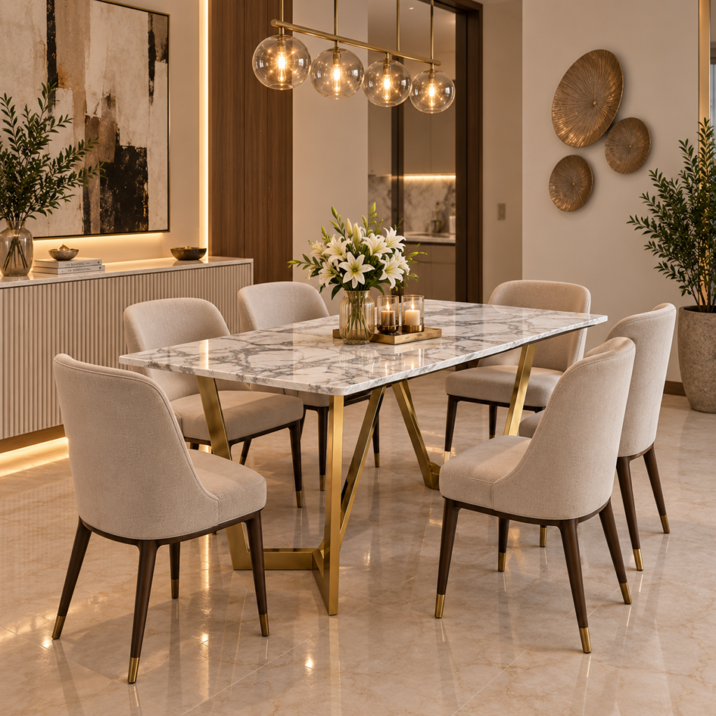 Luxury Marble Dining Table