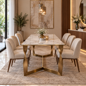 Contemporary Rectangular Dining Table