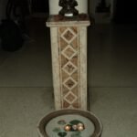Marble Inlay Pedestal 2 - View 3