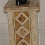 Marble Inlay Pedestal 2 - View 2