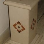 Marble Inlay Pedestal 4 - View 2