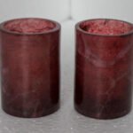 Glasses Burgundy Alabaster - View 2