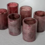 Glasses Burgundy Alabaster - View 3