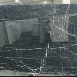 Black Marquino Natural Marble Slab