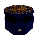 Embroidered Box Blue - View 2