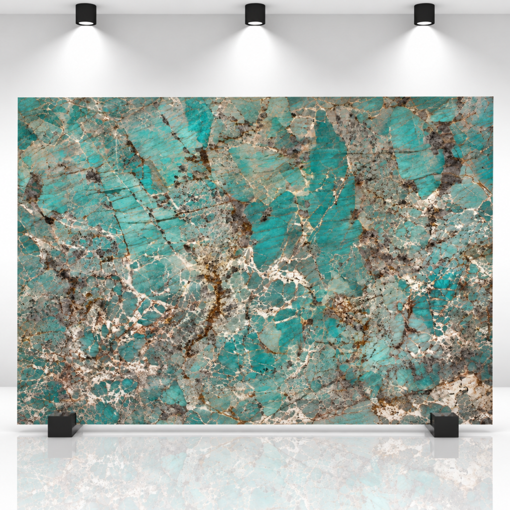 Amazonite Natural Marble Slab