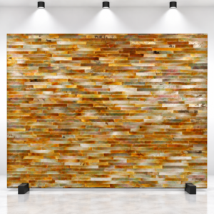 Yellow Mother of Pearl Slab Lines