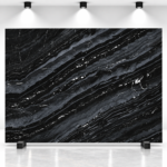 Indian Black Marquina Natural Marble Slab