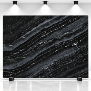 Indian Black Marquina Natural Marble Slab