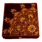 Embroidered Red Card Box - View 2