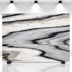 Bianco Wave Natural Marble Slab