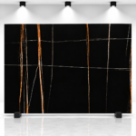 Black NSL Natural Marble Slab