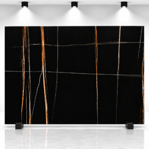 Black NSL Natural Marble Slab