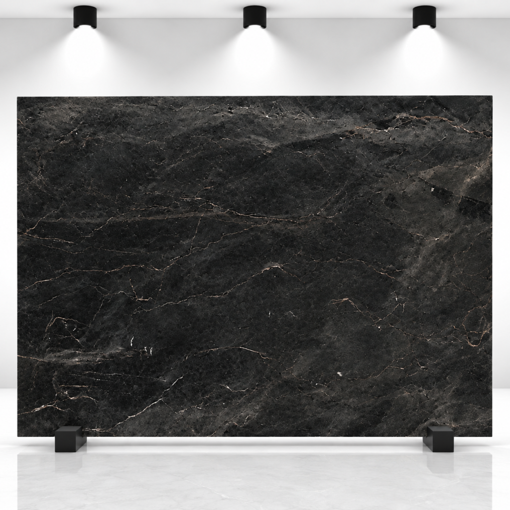 Belgium Black Natural Marble Slab