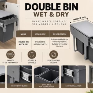 Double Bin - Wet & Dry