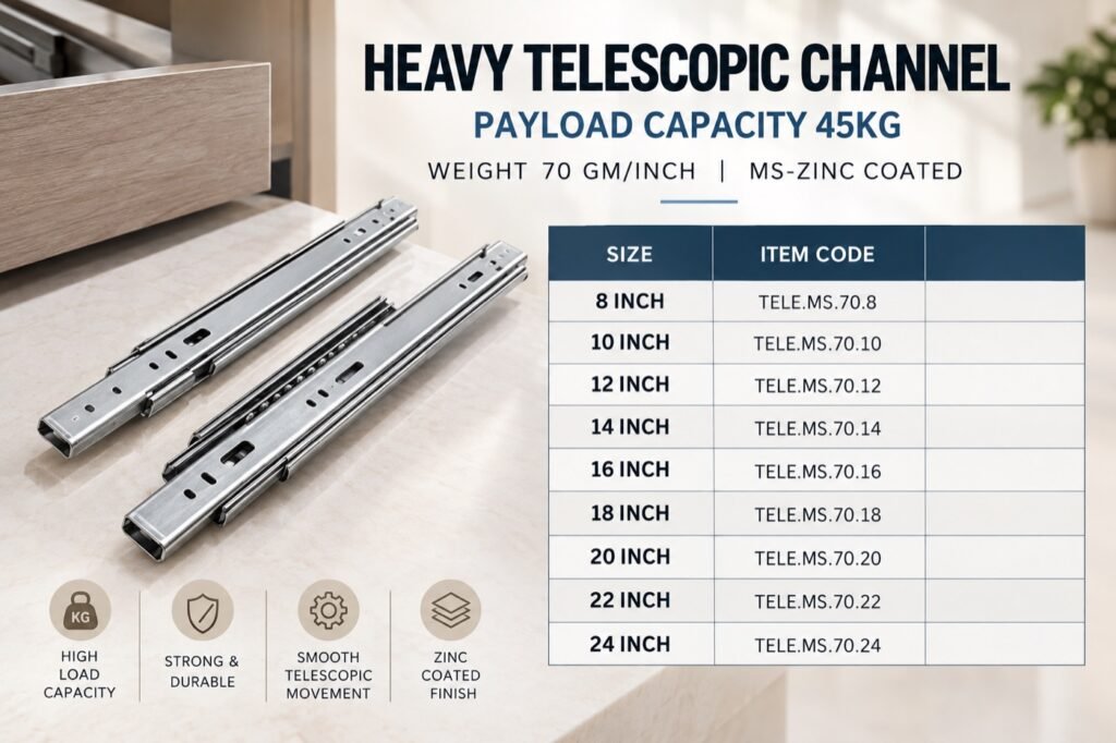Heavy Telescopic Channel - 45kg