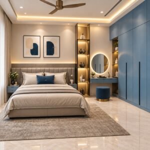 Muted Denim Blue