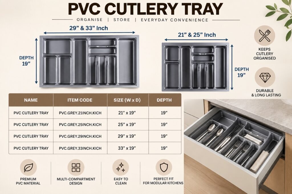 PVC Cutlery Tray